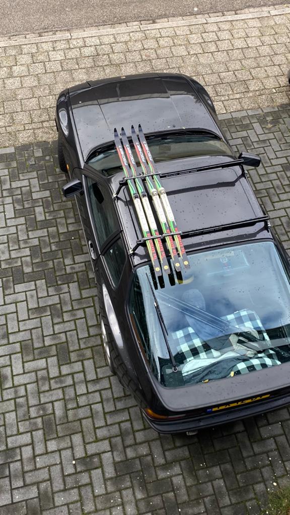Vintage dakdragers Porsche 944 / VW Scirocco mk2 + ski's, Ophalen, Gebruikt