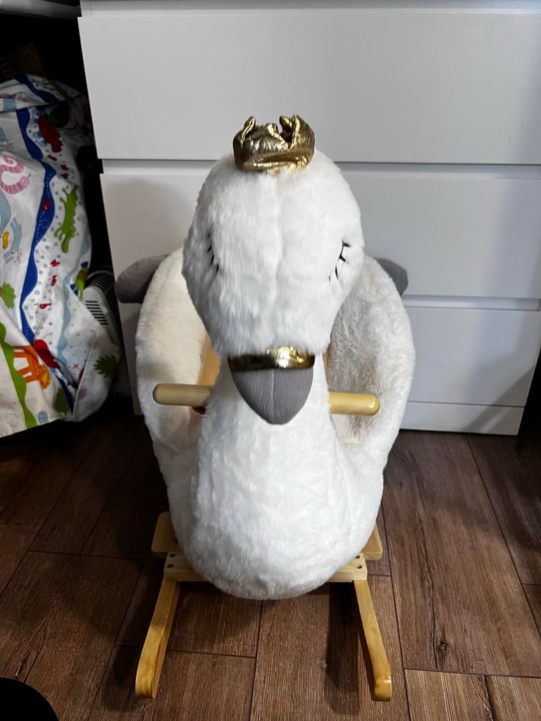 Schattig zwaan hobbeldier, Ophalen, Zo goed als nieuw