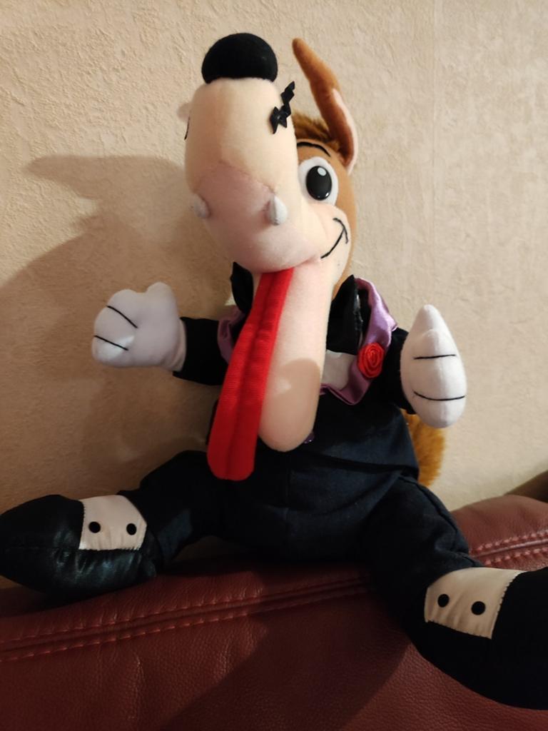 Knuffel van Tex Avery's Wolf van Tropico diffusion uit 1992, Ophalen of Verzenden, Overige figuren, Gebruikt, Overige typen