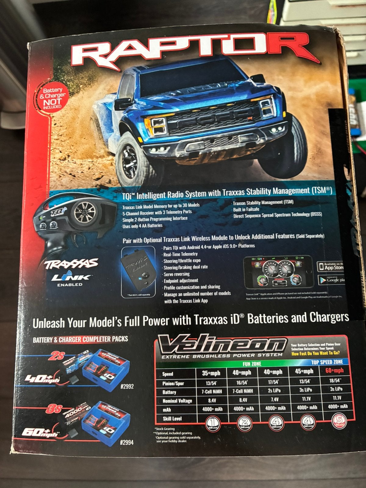 Te koop Traxxas Ford Raptor R, Ophalen of Verzenden, Zo goed als nieuw, Auto offroad