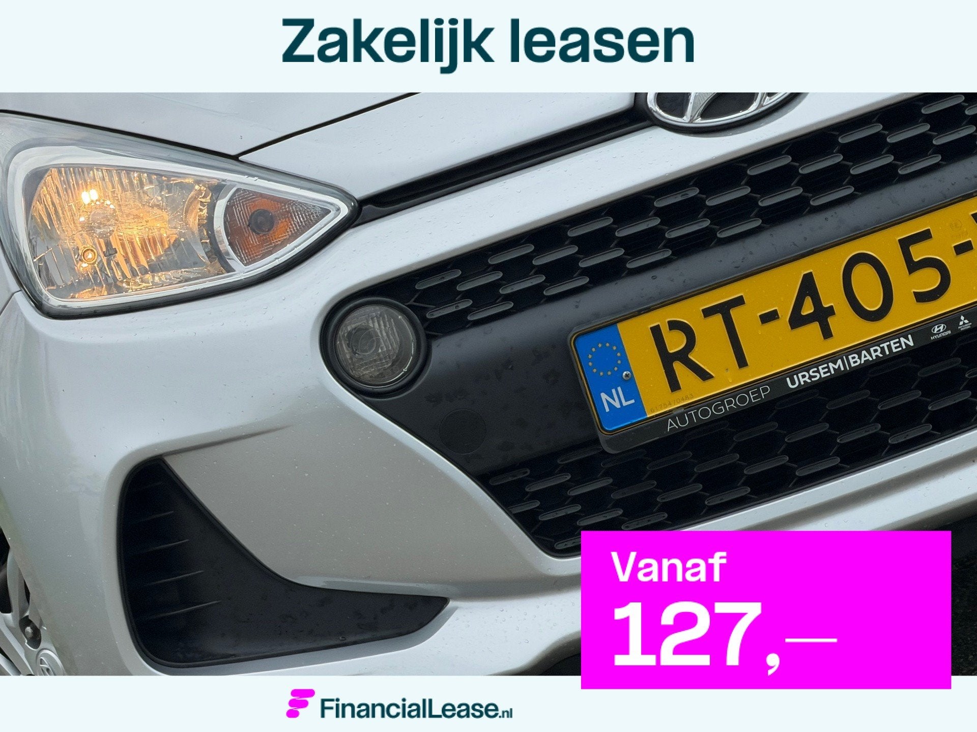 Hyundai I10 1.0i Comfort - Sleek Silver - Airco/Cruise/Trekh, Voorwielaandrijving, Stof, Gebruikt, 4 stoelen