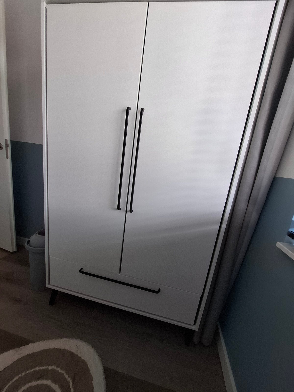 TWF babykamer trendy - kast, commode en ledikant 60x120cm, Ophalen, Gebruikt, Jongetje of Meisje