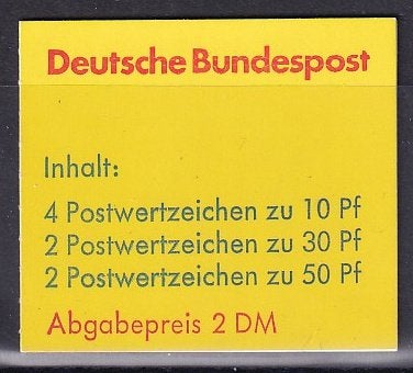 Duitsland postzegelboekje 22 1985 postfris, Postzegels en Munten, Postzegels | Europa | Duitsland, Ophalen of Verzenden, BRD, Postfris