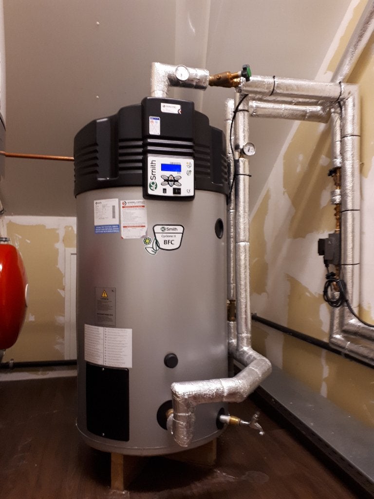 AO Smith boiler BCF-28N, Ophalen, Gebruikt, Aardgas, Boiler