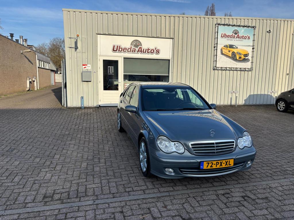 Mercedes-Benz C-klasse 180 K. Classic-UNIEK-KM 122219-NIEUWS, Automaat, Gebruikt, Zwart, 1796 cc