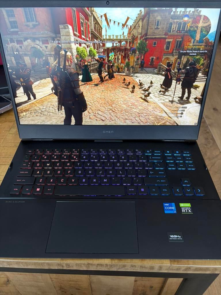 HP Omen 16-b1890nd game laptop - RTX 3070, i7-12, 2560x1440, Computers en Software, Windows Laptops, Gebruikt, 16 inch, SSD, 4 Ghz of meer