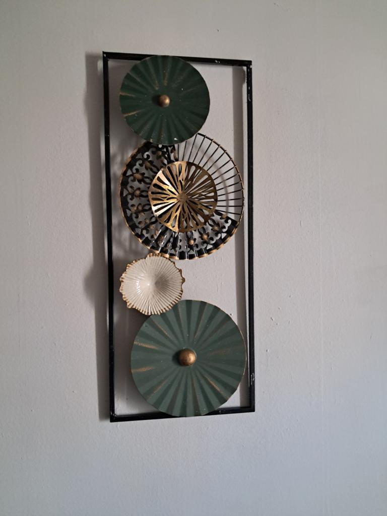Wanddecoratie set van 6 stuks - los of samen te koop, Huis en Inrichting, Woonaccessoires | Wanddecoraties, Metaal, Gebruikt, Meerkleurig