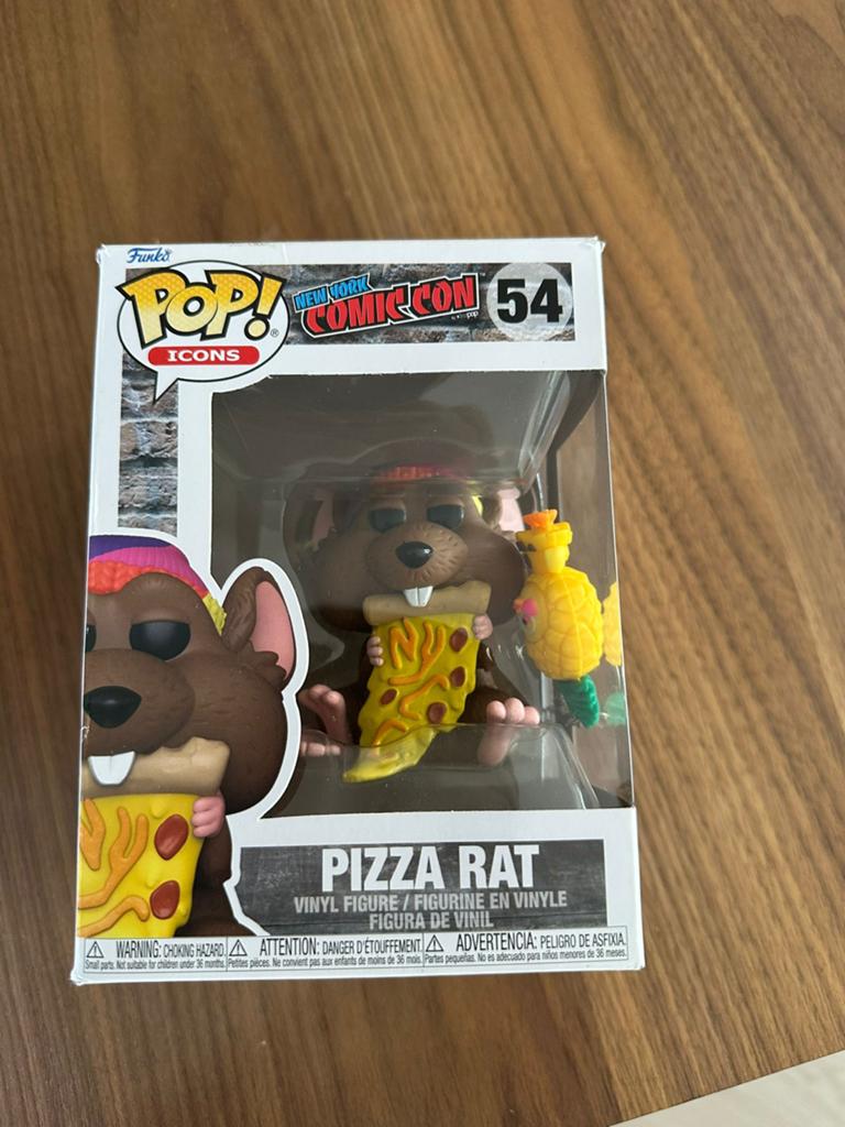 Funko Pop! Icons 54 Pizza Rat NYCC Exclusive, Ophalen of Verzenden, Nieuw