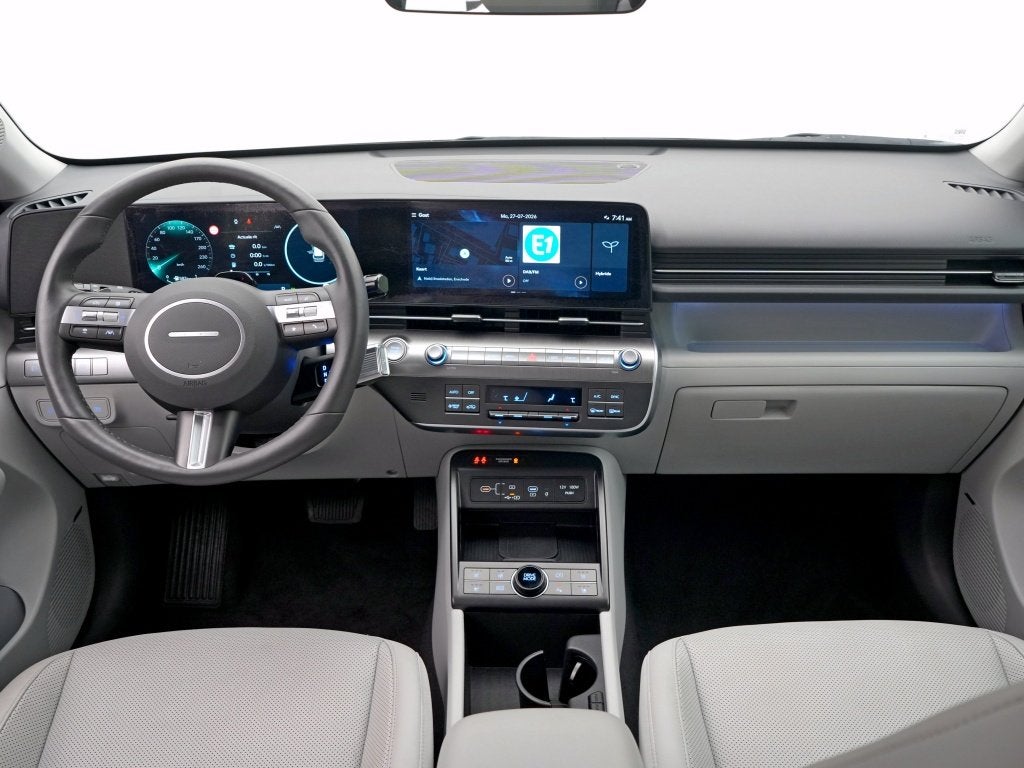 Hyundai KONA 1.6 GDI HEV Premium | Private lease 579 pm | Cr, Auto's, Gebruikt, Wit, Leder, SUV of Terreinwagen