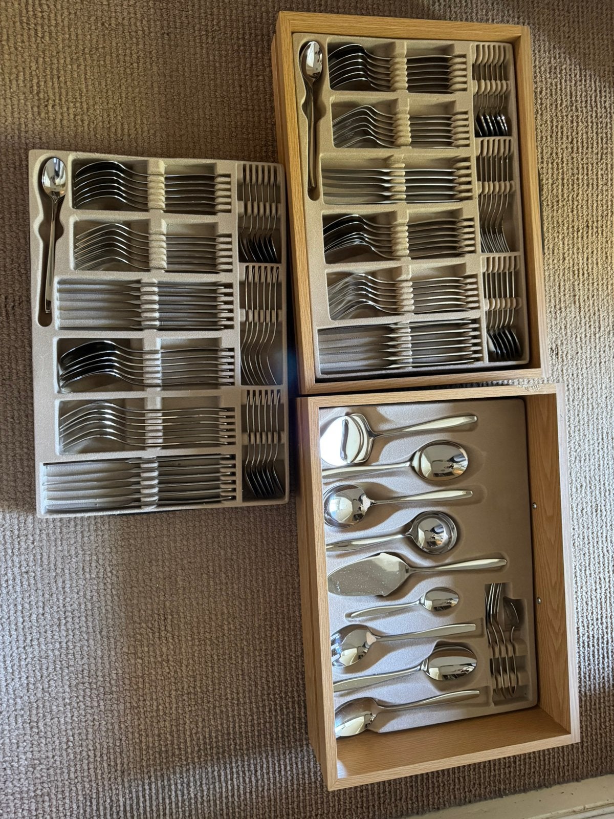 Cassette bestek amefa 128 delig, Ophalen of Verzenden, Zo goed als nieuw