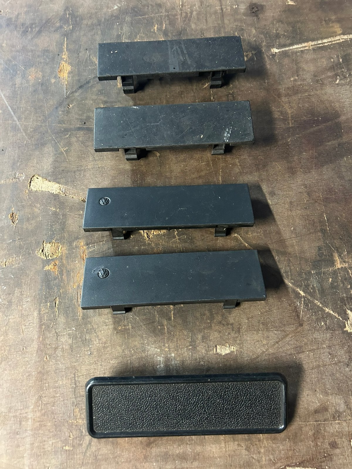 Afdekplaatjes voor de radio in het dashboard voor VW, Auto-onderdelen, Dashboard en Schakelaars, Ophalen of Verzenden, Gebruikt