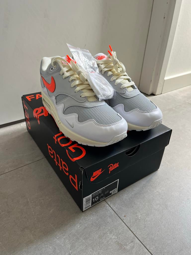 Nike Air Max 1 Patta Monarch maat 44, Ophalen of Verzenden, Nieuw, Overige kleuren, Sneakers of Gympen