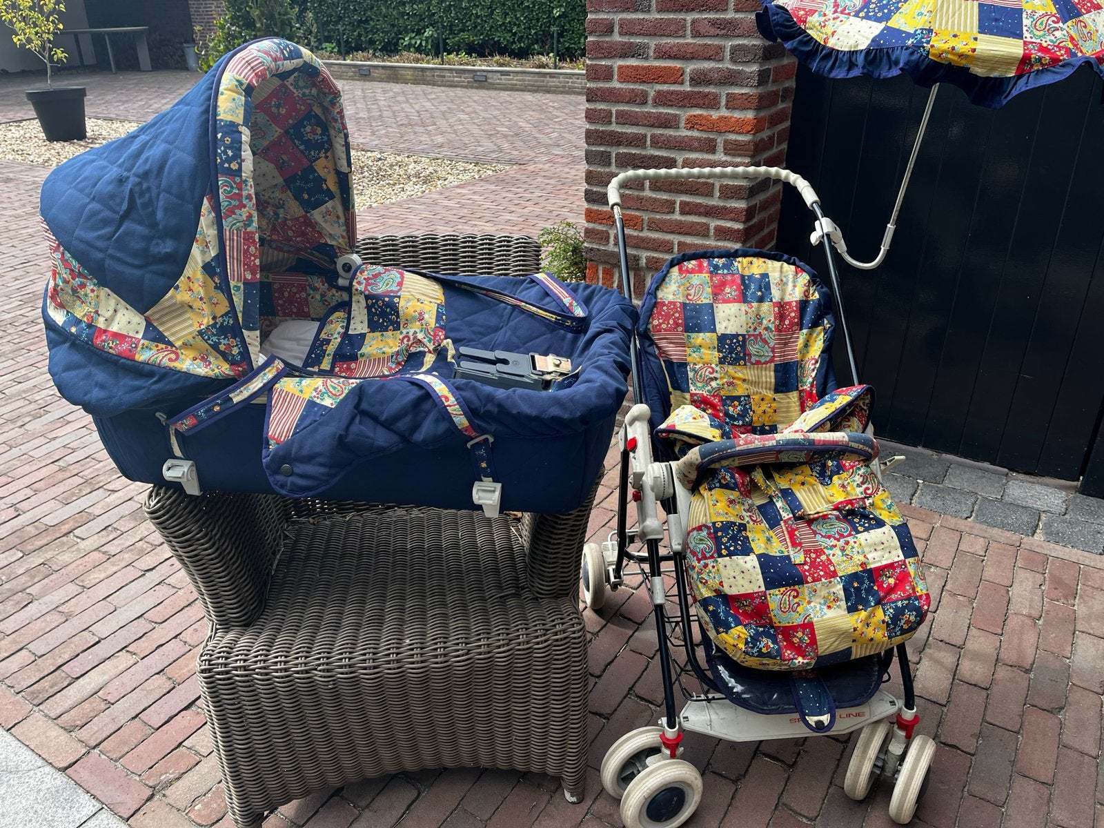2-in-1 Reiswieg/Wandelwagen Compleet met Accessoires, Gebruikt, Combiwagen, Met reiswieg, Ophalen