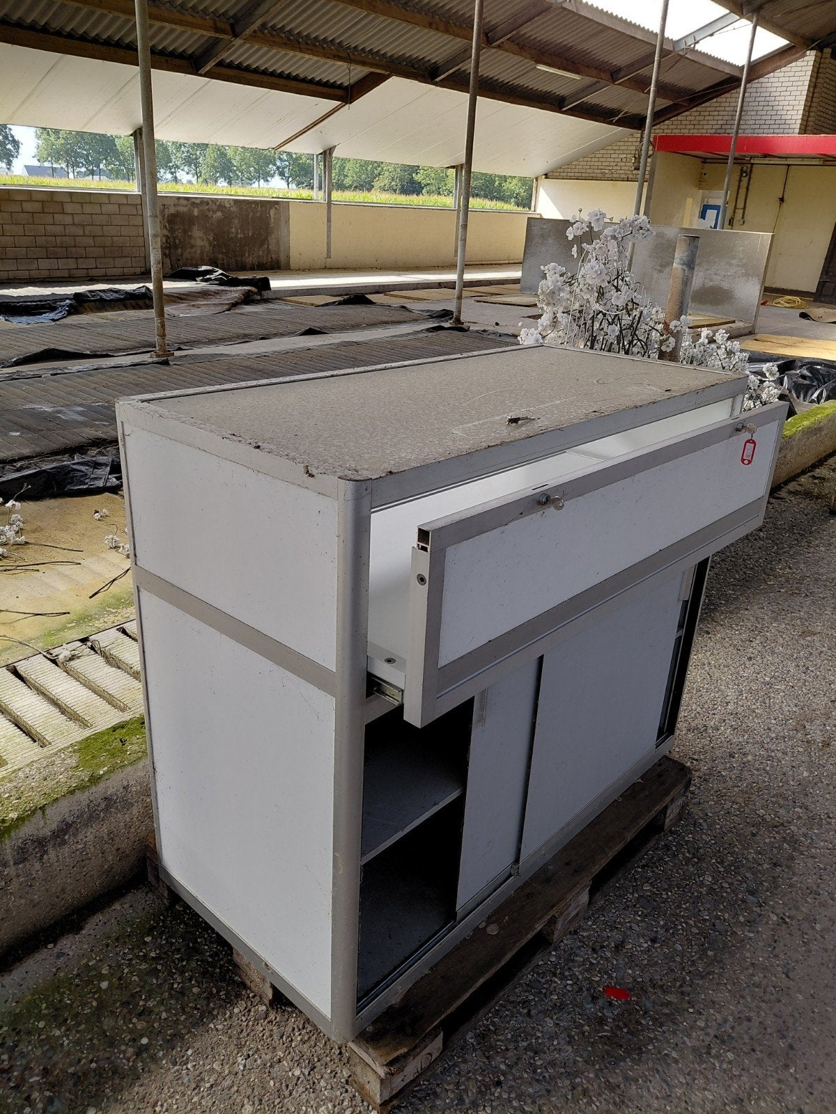 toonbank vitrine tafel model, Ophalen