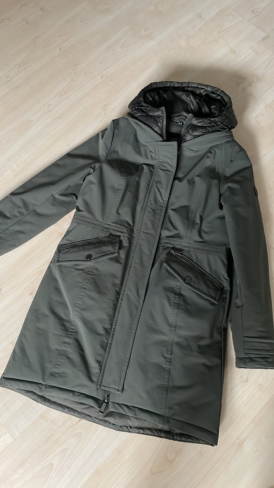 Damesjas van Reset parka, Kleding | Dames, Ophalen of Verzenden, Zo goed als nieuw, Maat 38/40 (M), Zwart
