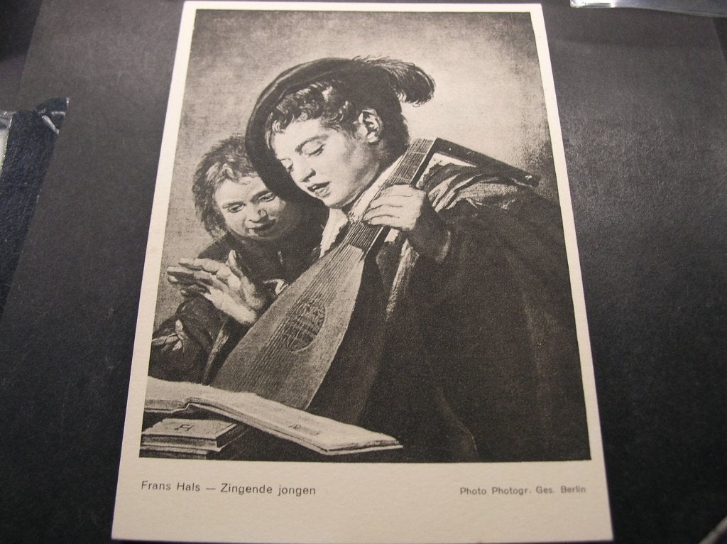Voor het Kind ansichtkaart 1928  Zingende Jongen, Verzenden, 1920 tot 1940, Ongelopen, Kinderen