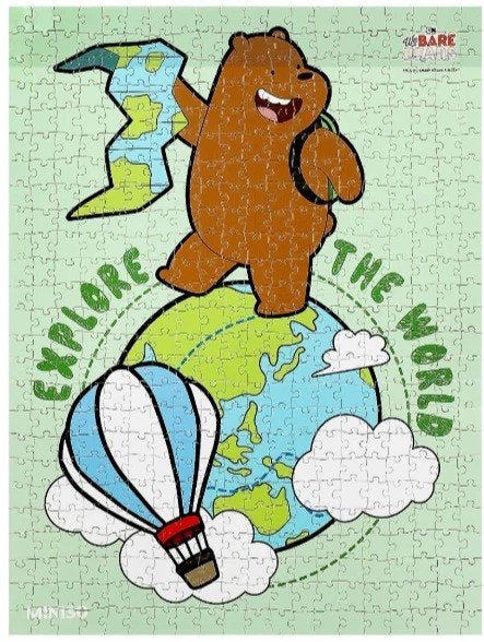 We Bare Bears Explore The World Cartoon Network puzzel, Coolsingel 104, 3011 AG Rotterdam, Netherlands, Overige merken, Overige typen