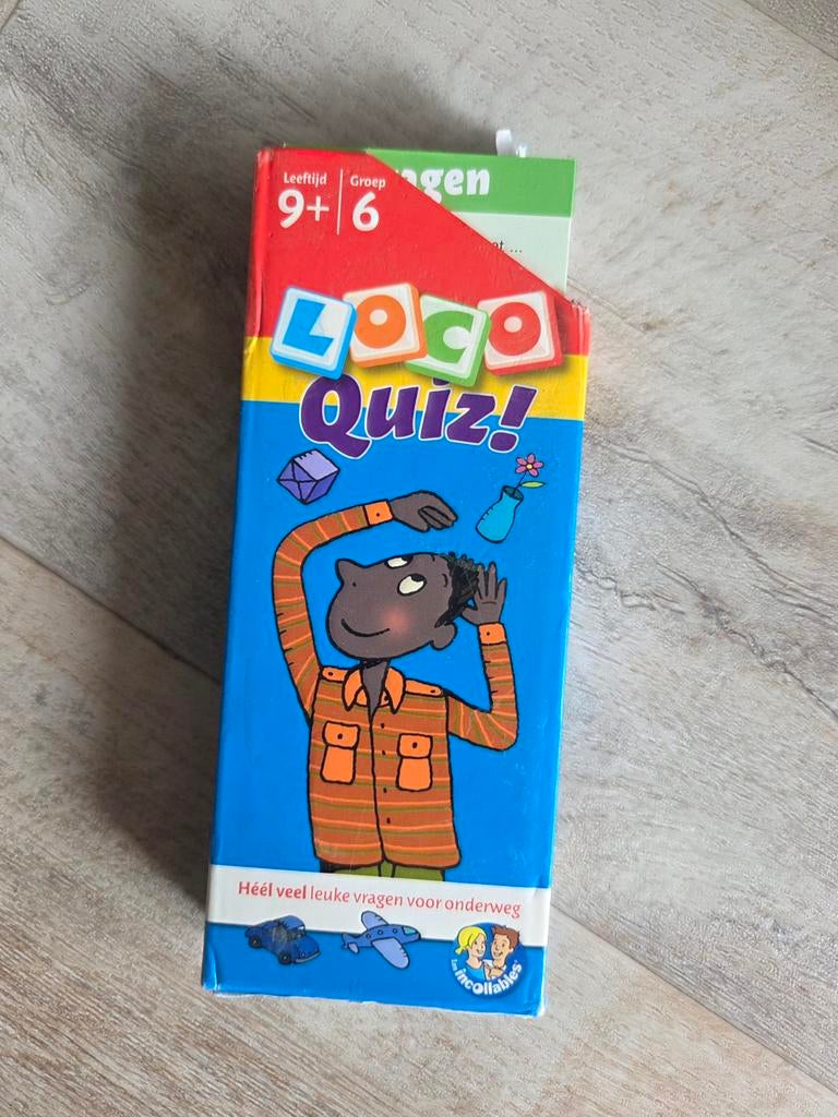 LOCO Quiz! Leuke vragen voor onderweg., Hobby en Vrije tijd, Denksport en Puzzels, Ophalen of Verzenden, Minder dan 500 stukjes