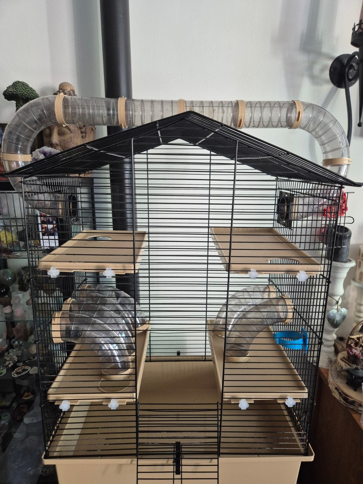 Hamsterkooi Hamsterhok hamster muizen rat kooi hok verblijf, Minder dan 75 cm, Zo goed als nieuw, Rat, Hok