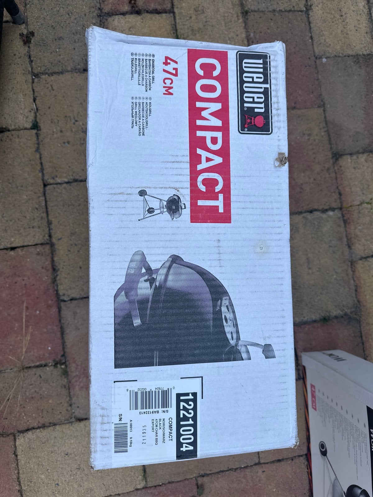 Nieuwe Weber Compact BBQ 47cm nieuw met Wok, Ophalen of Verzenden, Nieuw