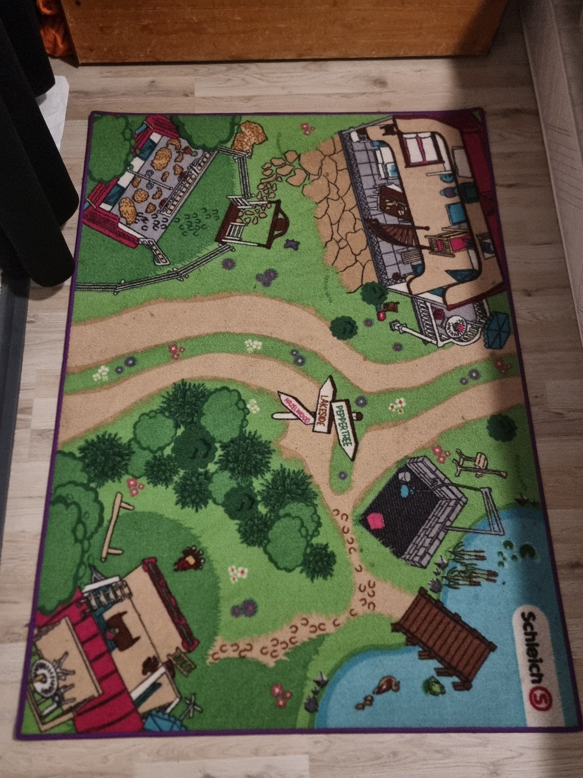 Schleich Speelkleed Paardenranch, Ophalen, Gebruikt
