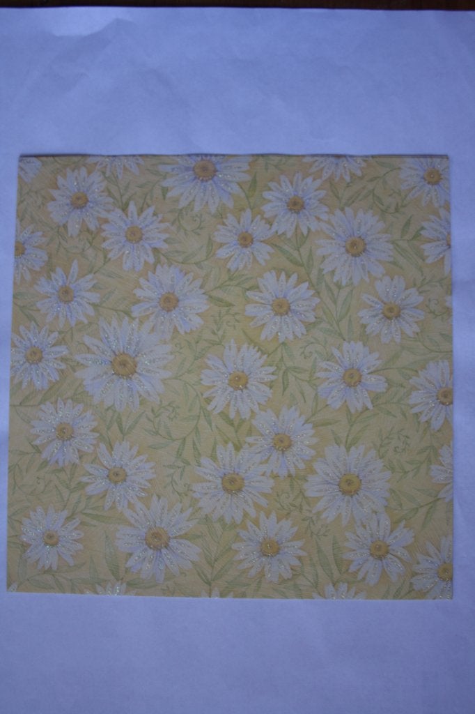 3 vel daisy glad glitterpapier daisy 0670, Ophalen of Verzenden, Nieuw, Papier of Karton, Overige merken