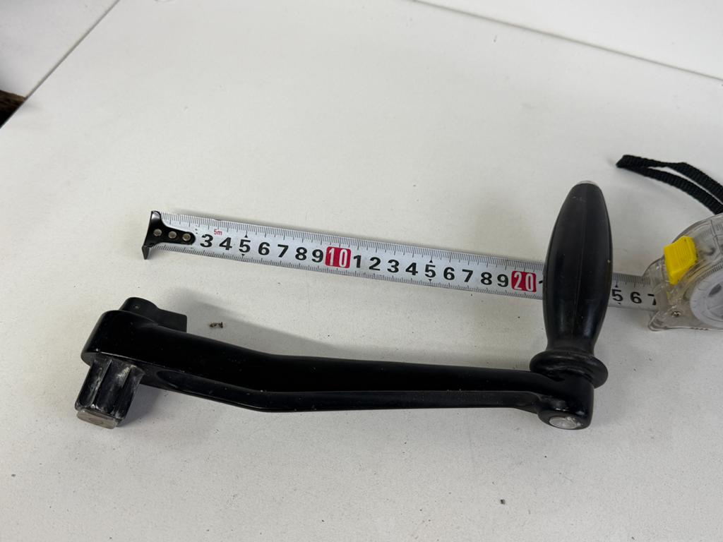Enkes lierhendel met lock 23 cm, Ophalen of Verzenden, Gebruikt, Overige typen