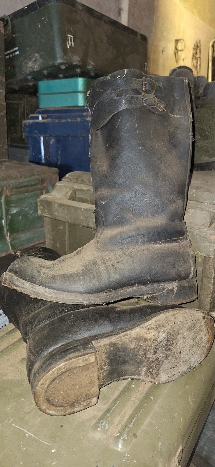 Duitse laarzen, Verzamelen, Militaria | Tweede Wereldoorlog, Ophalen of Verzenden, Duitsland, Kleding of Schoenen