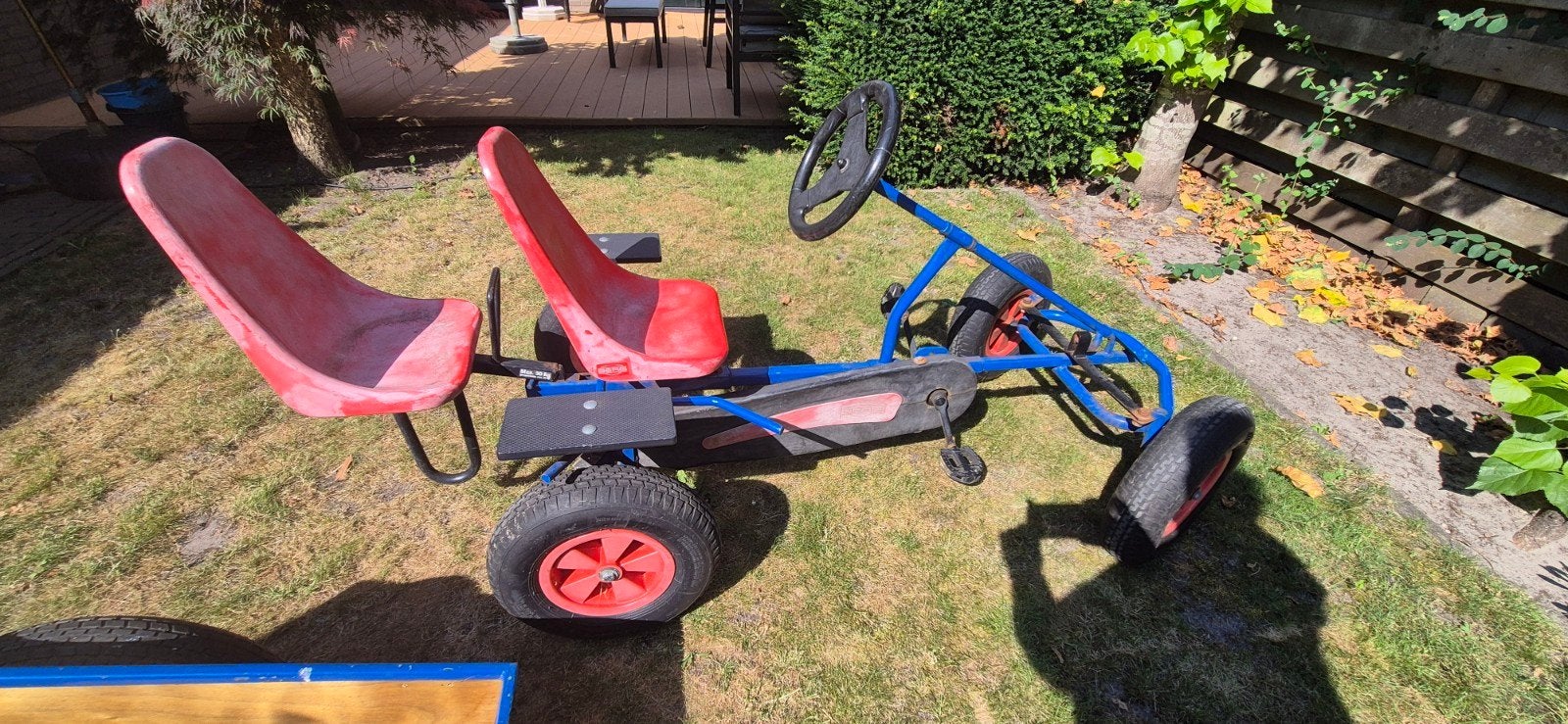 Berg skelter met duozit en aanhanger, Ophalen, Gebruikt, Berg, Duozit