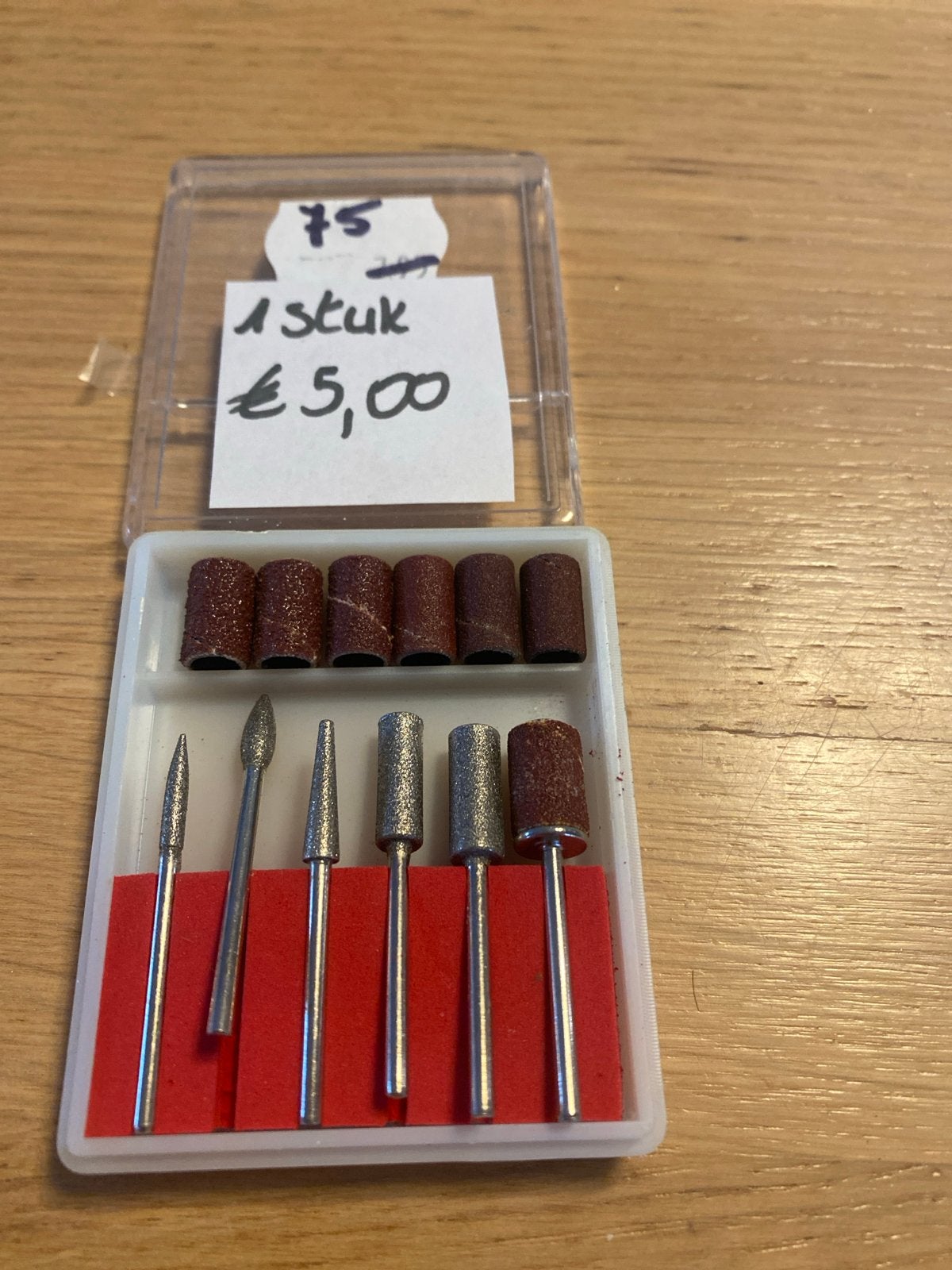 Set van 6 freesjes en schuurrolletjes voor dremel, Ophalen of Verzenden, Zo goed als nieuw