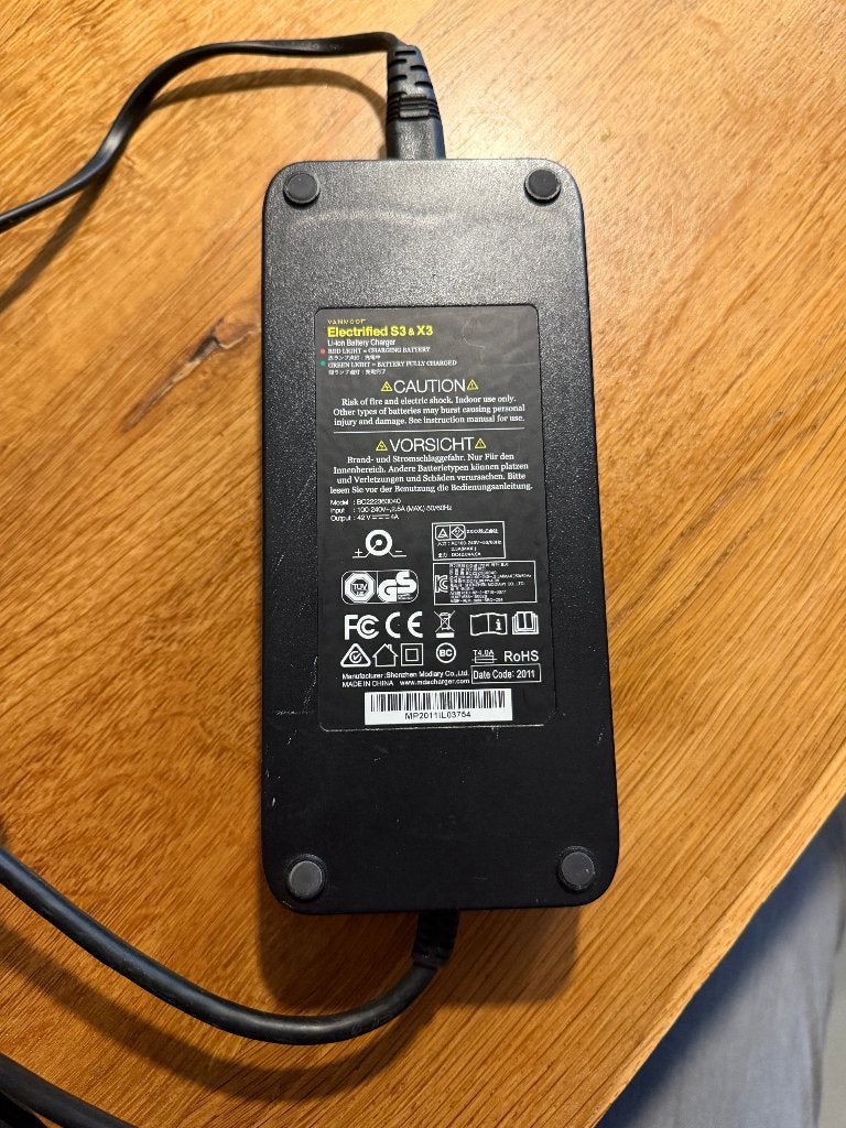Van Moof S3 / X3 - Originele Oplader