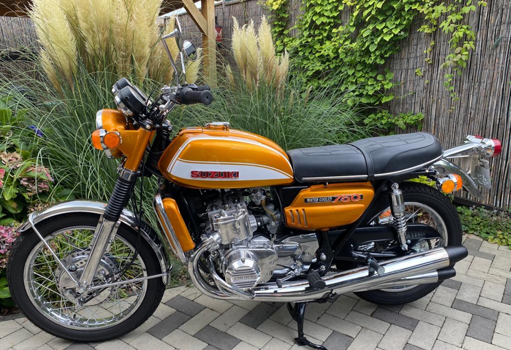 Suzuki GT750 - 1971, Motoren, Motoren | Oldtimers, Gebruikt, 3 cilinders, Meer dan 35 kW, Toermotor
