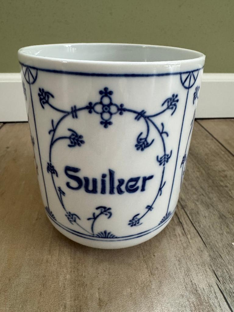 Blau Saks Jager suikerpot, Overige typen, Ophalen of Verzenden, Zo goed als nieuw, Overige stijlen