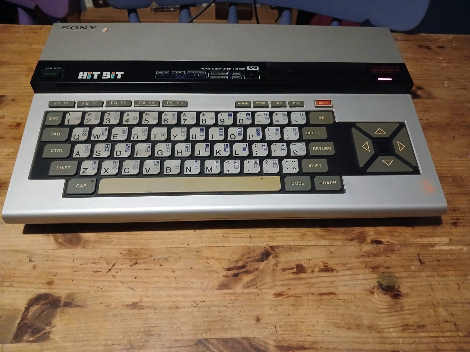 Sony Hit Bit HB-55P MSX Home Computer met doos en manuals, Ophalen of Verzenden