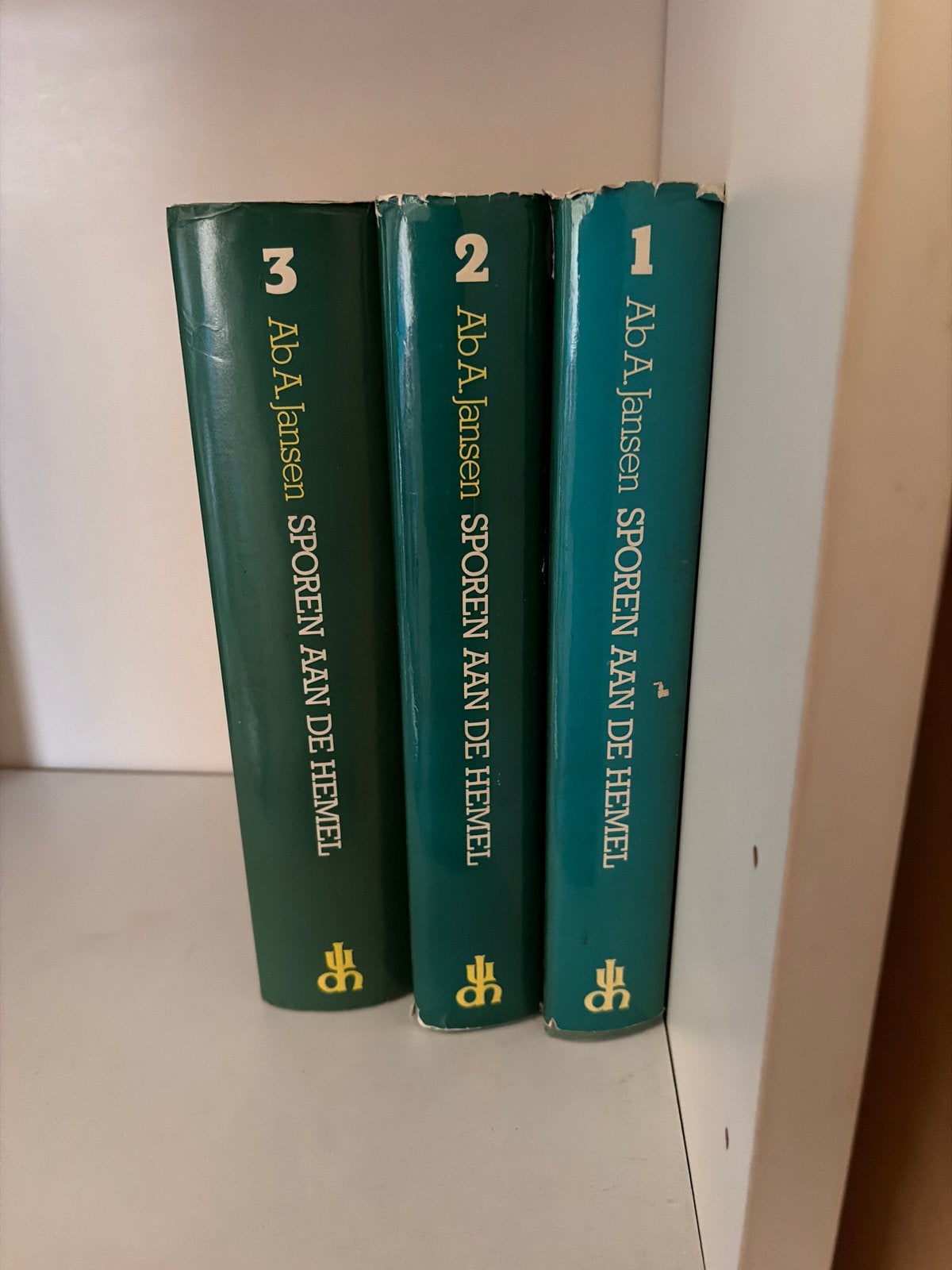 Ab A. Jansen - Sporen aan de Hemel (deel 1, 2, 3), Boeken, Ophalen, Gelezen, Nederland