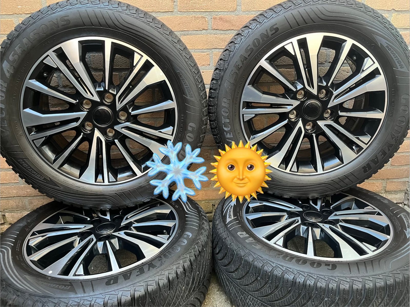 17” orig VW Transporter T6.1 T6 T5 T7 Goodyear 4 season set, Banden en Velgen, 17 inch, Ophalen of Verzenden, 235 mm