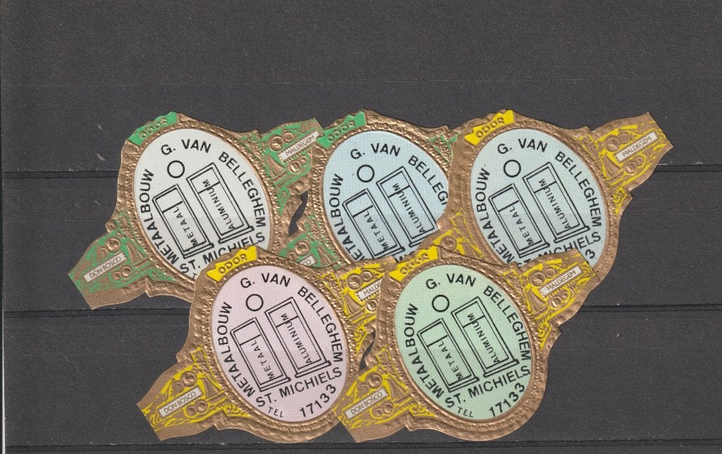klassiek Maldegem 167  sigarenbanden, Verzamelen, Ophalen of Verzenden, Zo goed als nieuw, Sigarenbandjes