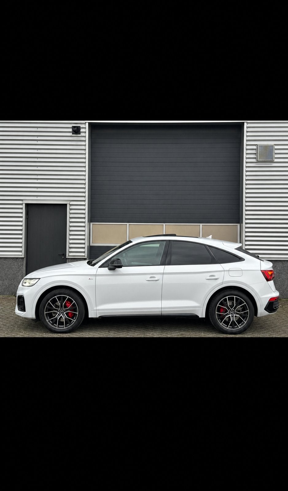 Audi Q5 sportback 55 Tfsi e 367pk S Tronic Quattro 2021 Wit, Auto's, Automaat, Zwart, Wit, Plug-in hybride