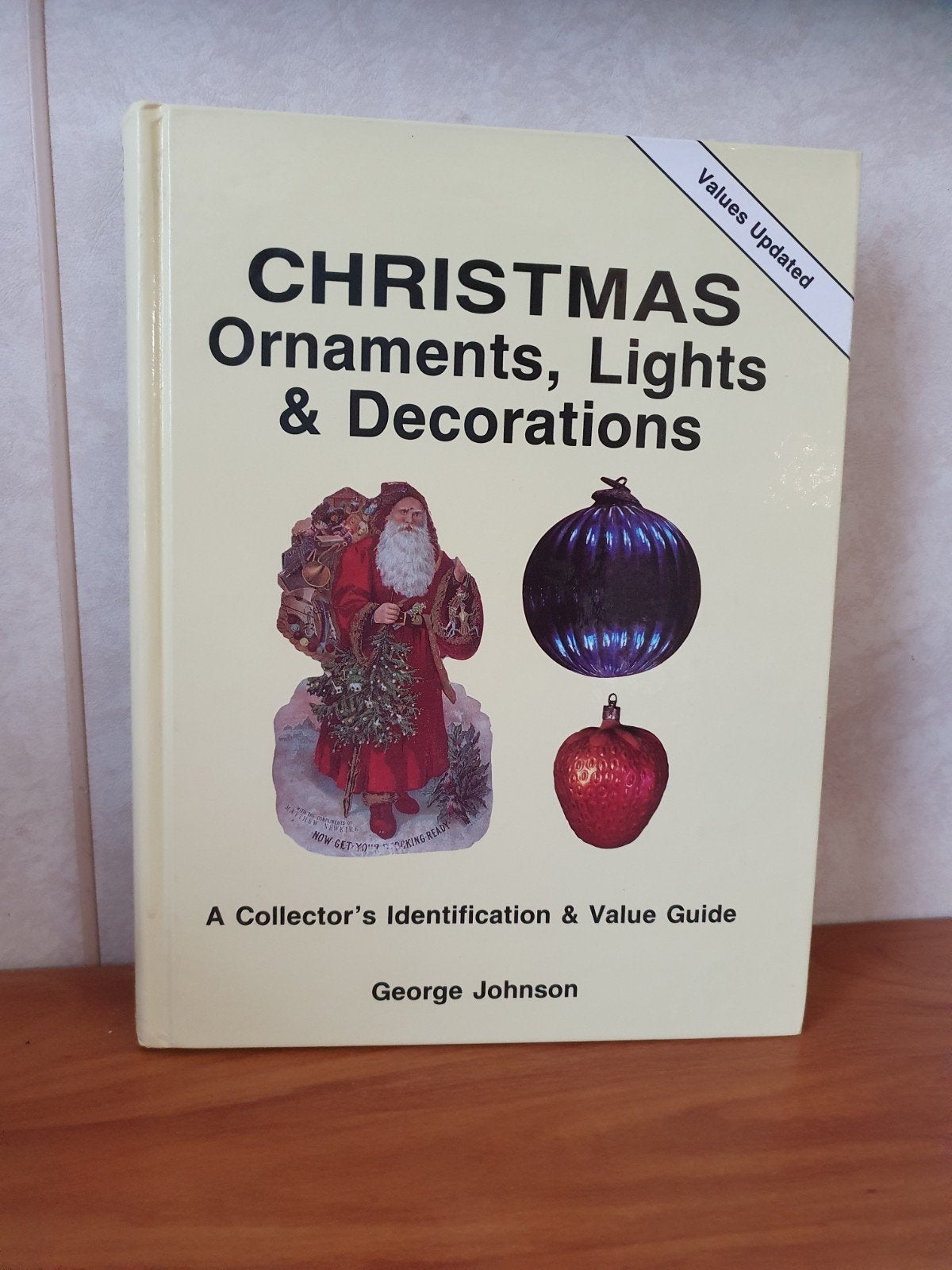Oude antieke kerst BOEK versiering kerstbal enz Engelstalig, Ophalen of Verzenden, Gebruikt