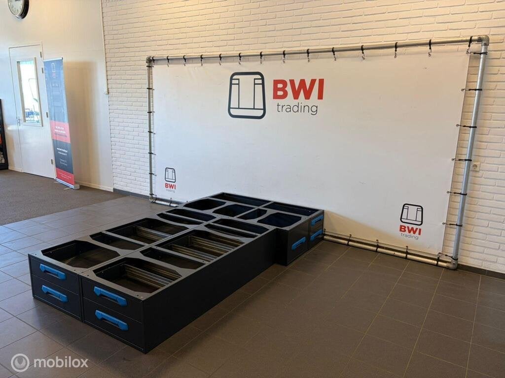 Sortimo dubbele bodem set / bedrijfswageninrichting ladekast, Auto diversen, Ophalen of Verzenden