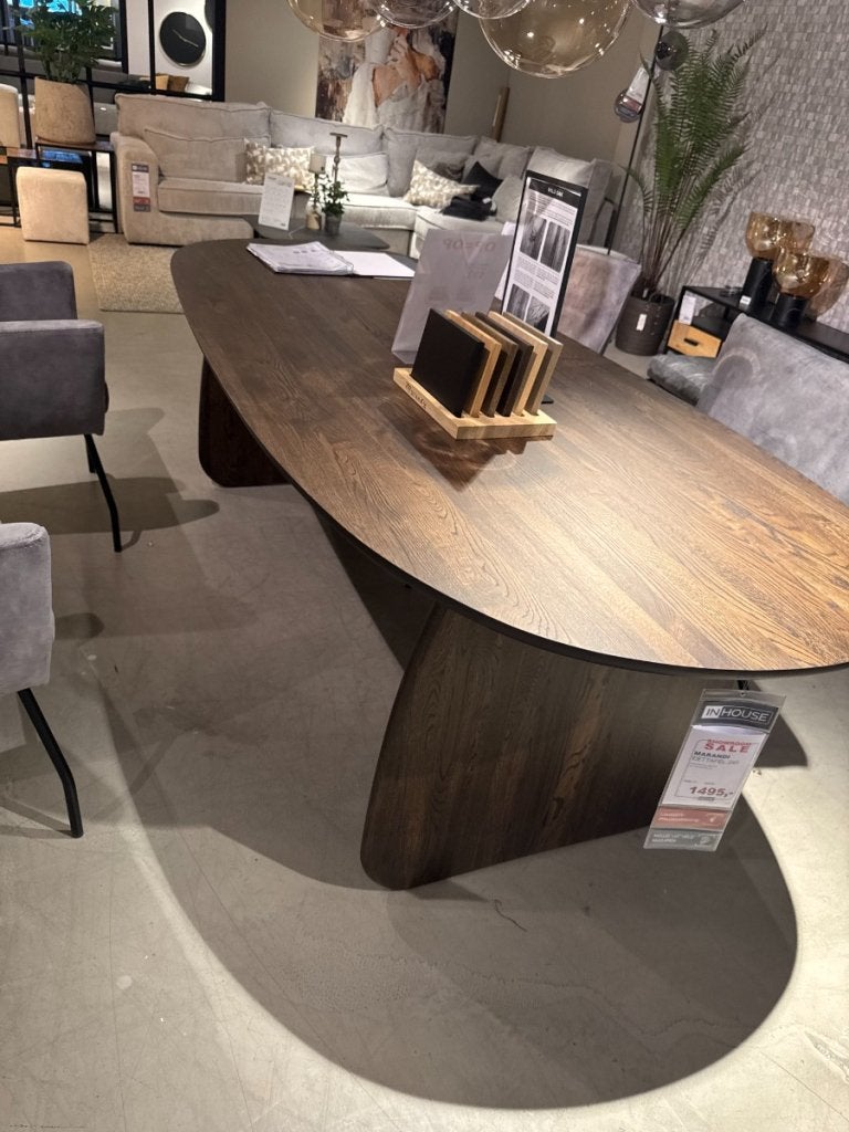 Eettafel Marandi - 240x100 - Eiken Mocca - IN.HOUSE, Niet ingevuld, Niet ingevuld, Niet ingevuld