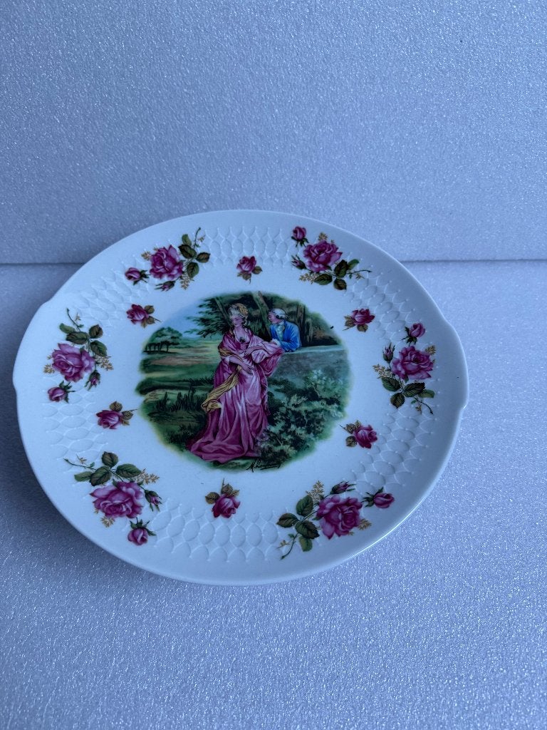 brocante Royal Schwabap schaal op voet, Antiek en Kunst, Ophalen of Verzenden