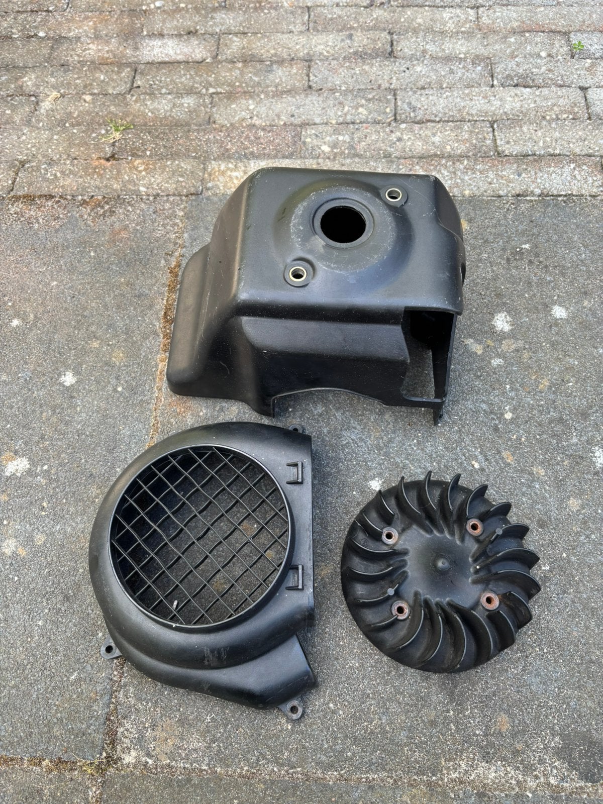 Piaggio Skipper koelkappen 125/180cc, Ophalen of Verzenden, Zo goed als nieuw, Blok, Piaggio