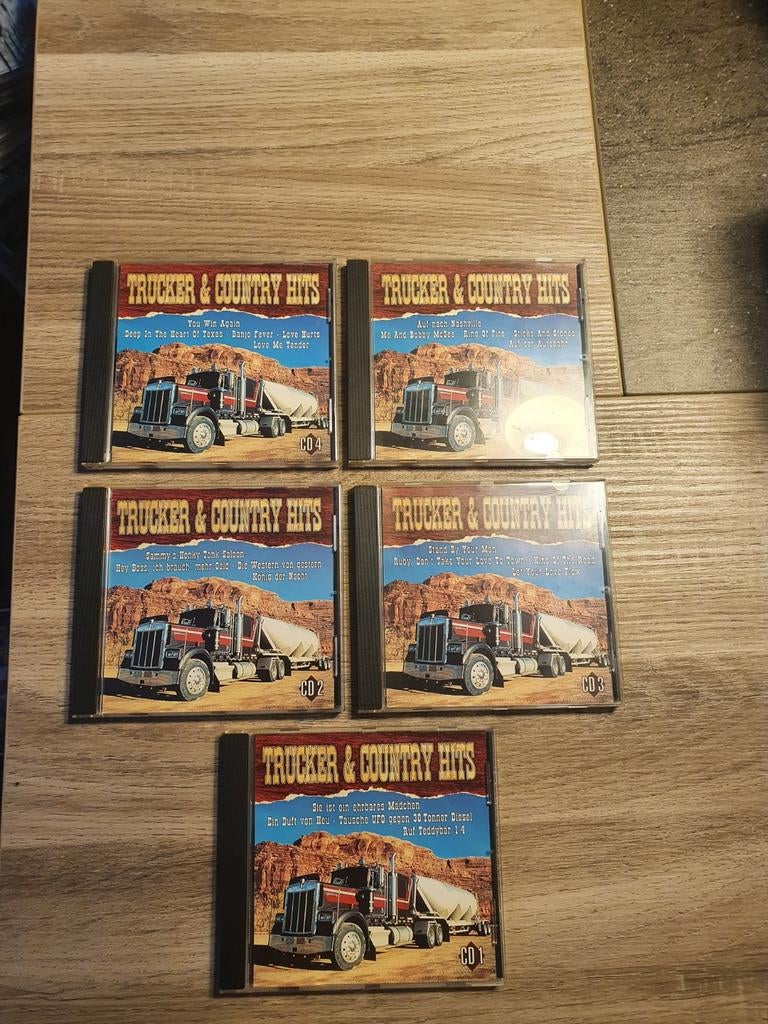 5x cds trucker&country hits, Cd's en Dvd's, Ophalen of Verzenden, Zo goed als nieuw