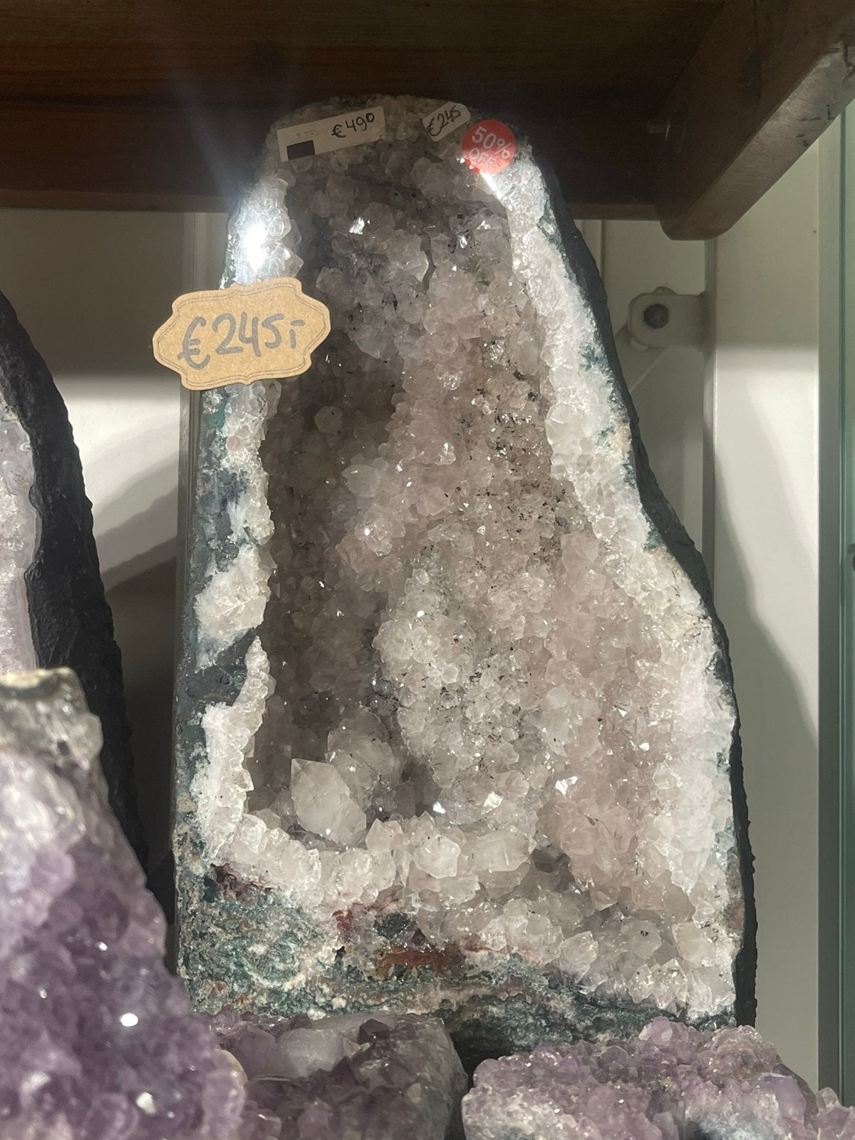 Amethist geode, Ophalen of Verzenden