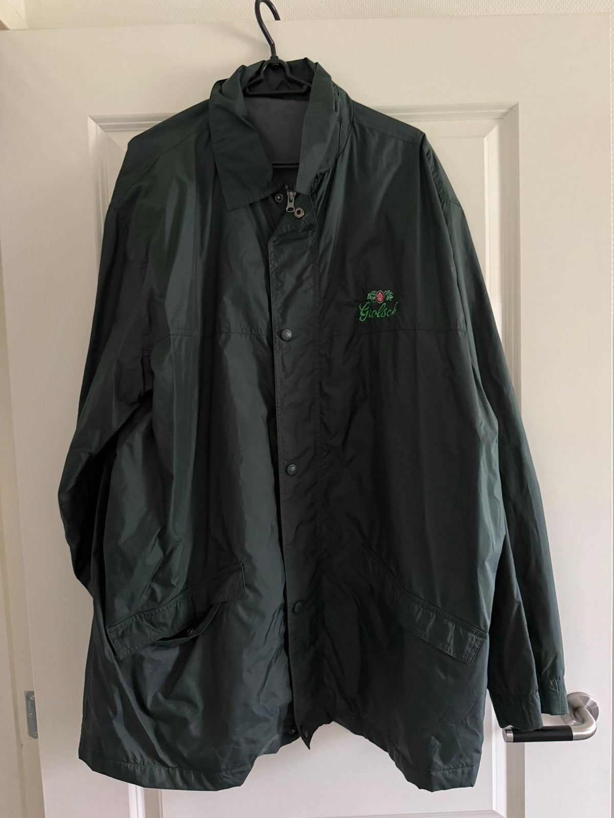 Grolsch jas - Groen - Maat L, Ophalen of Verzenden, Zo goed als nieuw, Maat 52/54 (L), Groen
