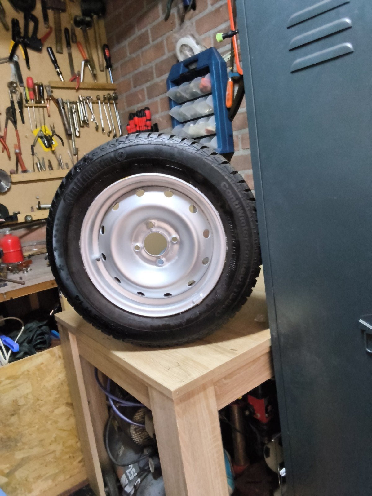 All Season Banden met Velgen - 185/65 H 14, Ophalen of Verzenden, Gebruikt
