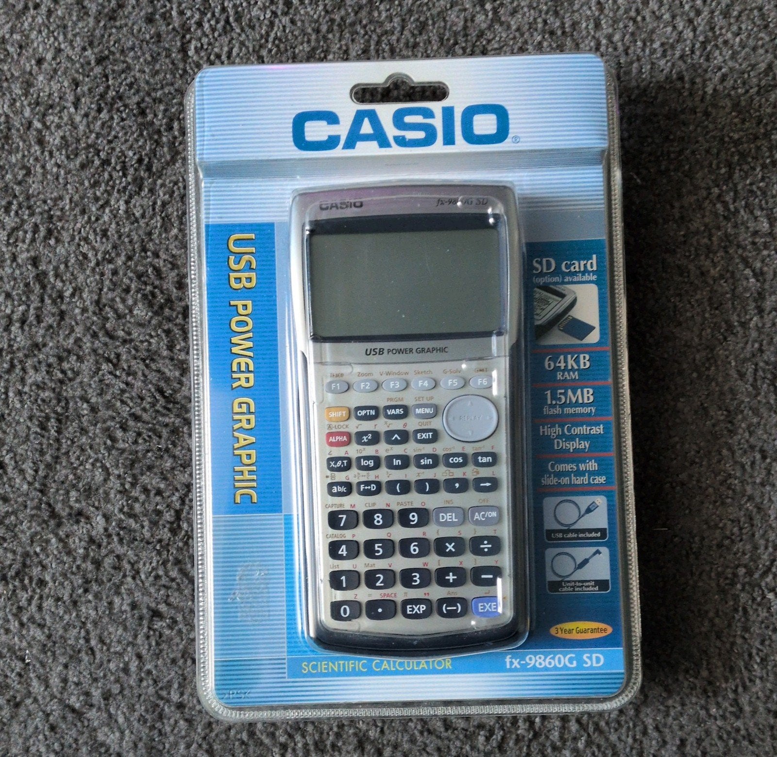 Casio fx-9860G SD Rekenmachine ONGEOPEND, Ophalen of Verzenden, Grafische rekenmachine, Nieuw