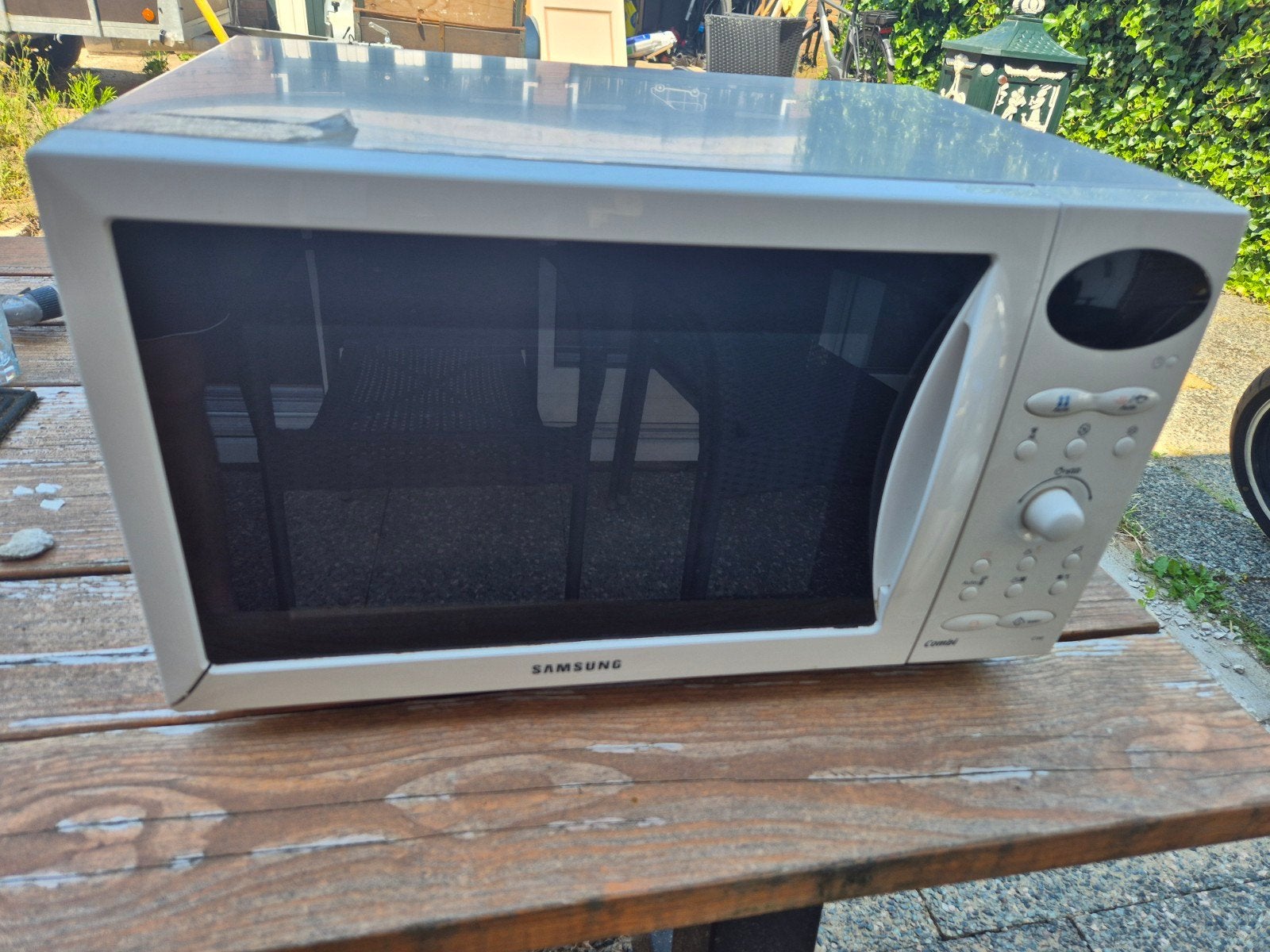 Samsung C100 Combimagnetron - Wit, Ophalen, Combimagnetron, Gebruikt, Hete lucht