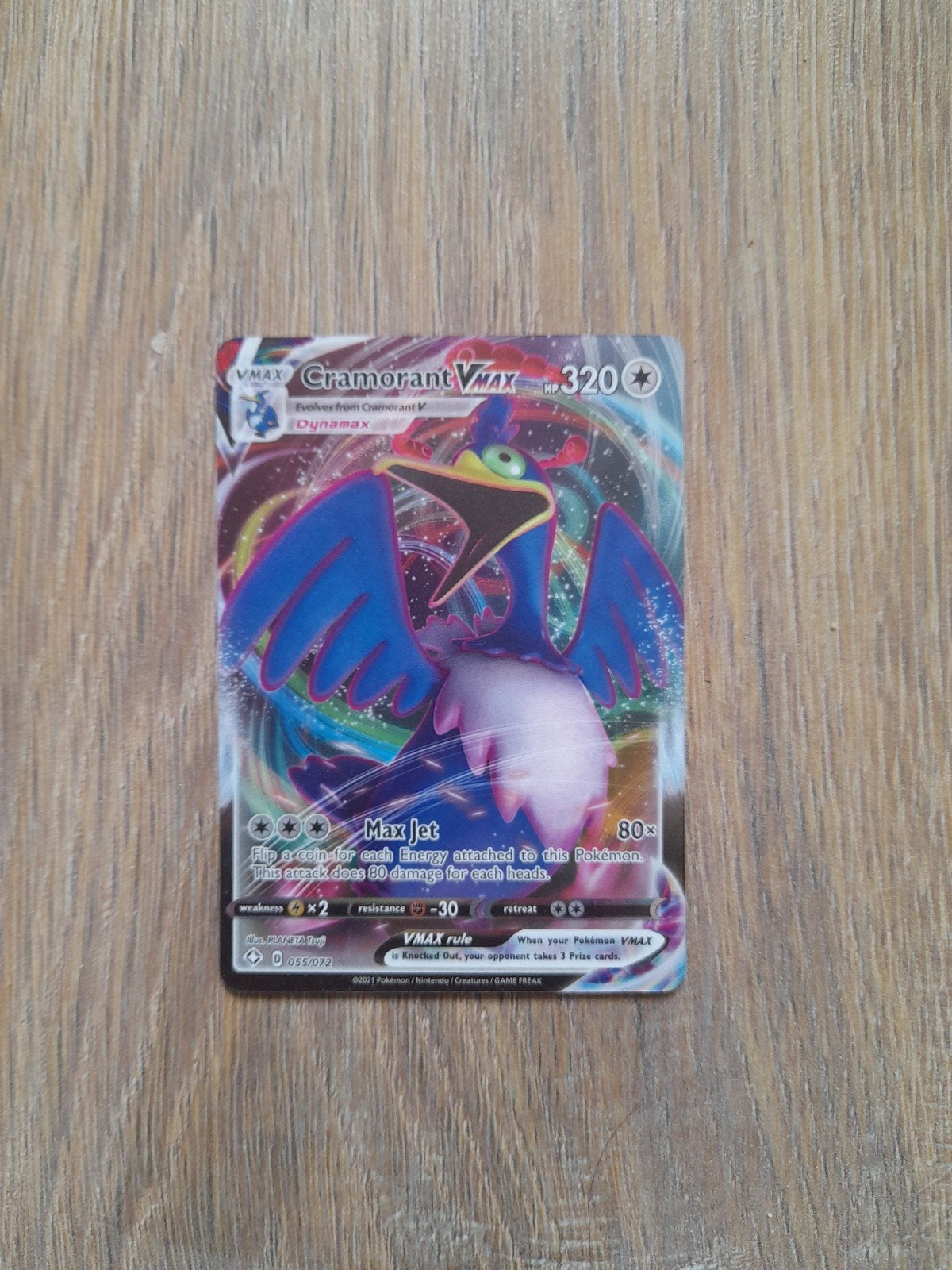 Cramorant VMAX Pokémon kaart - Zo goed als nieuw, Ophalen of Verzenden, Zo goed als nieuw, Losse kaart